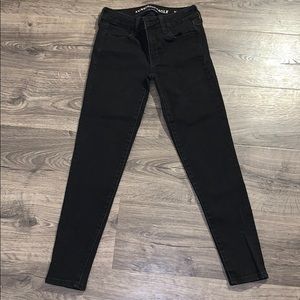 Black American eagle jeans